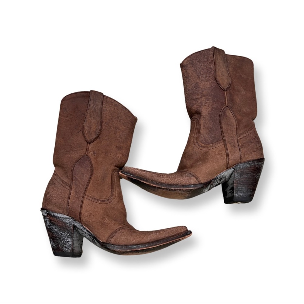 Old Gringo Mid Calf Brown Boots